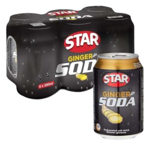Star Ginger Soda Can 6x300ml