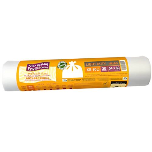Enviro Guard 10 Gallon Anti Bacterial Extra Small White 30 Bags