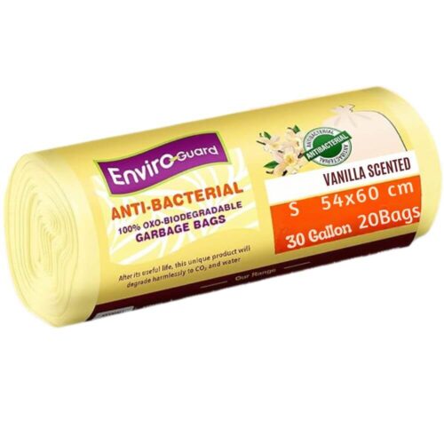 Enviro Guard Garbage Bags Vanilla Scented Small 20 Pieces 30 gallons