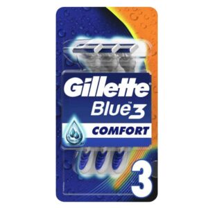 Gillette Blue 3 Comfort Disposable Multicolour Razors 3 Pcs