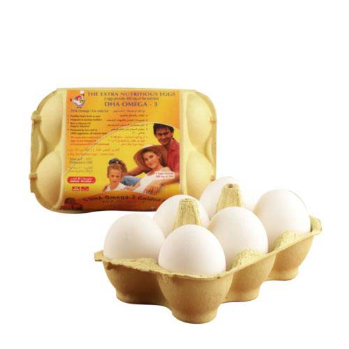 White Eggs with DHA Omega-3 6pcs