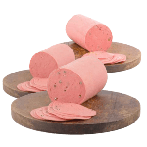 Chicken Mortadella plain/pepper/olives 450g