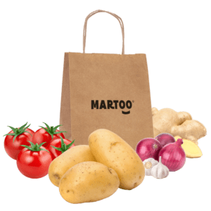 Vegetable Bags 10-11kg Offer- grocery near me- online store near me- vegetable offers- healthy dish- Amazon fresh vegetables, Egypt potato, red tomato bunch, Martoo online grocery shop