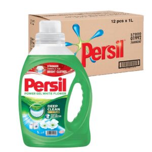 Persil Power Gel White Flower Liquid Laundry Detergent Regular