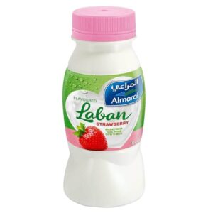 لبن بنكهة الفراولة المراعي