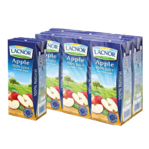 Lacnor 100% Juice Apple 6x180ml