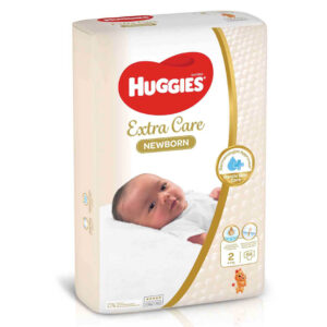 Huggies Extra Care Jumbo Pack Newborn Size 2 (4 - 6 kg) 64pcs
