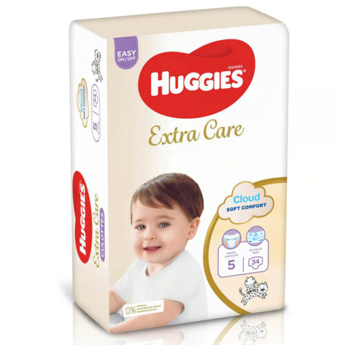Huggies Extra Care Value Pack Size 5(12 -22 kg) 34pcs