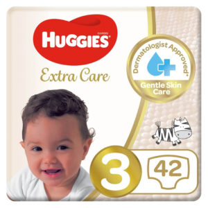 Huggies Extra Care Value Pack Size 3(4 - 9 kg) 42pcs