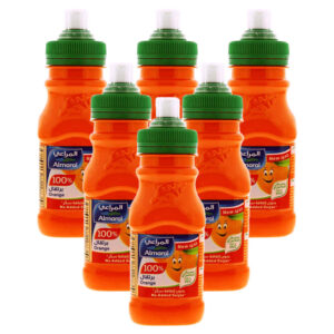 Almarai 100% Kids Orange Juice 6x180ml