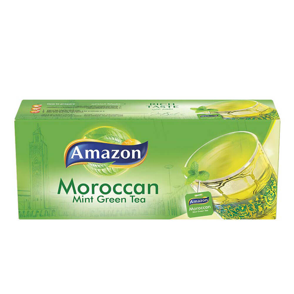 Amazon Moroccan Mint Green Tea Bags 25x2g
