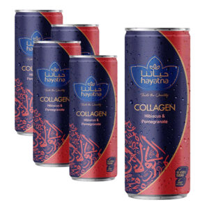 حياتنا مشروب الكولاجين الخالي من السكر بنكهة الكركديه والرمان