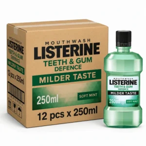 Listerine Mouthwash Teeth & Gum Defence Milder Taste Soft Mint 250ml