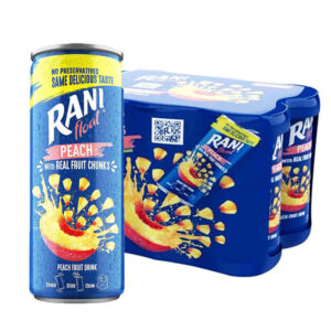 Rani Float Peach Fruit juice Regular 6x180ml