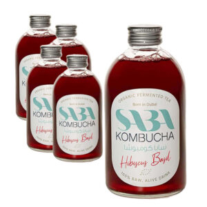 سابا كومبوتشا مشروب الكركديه والريحان