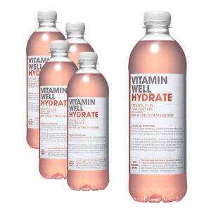 فيتامين ويل هيدرات مشروب بنكهة الراوند والفراولة