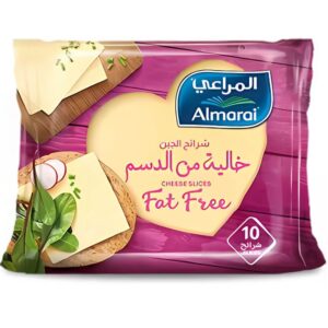 شرائح جبنة خالية الدسم المراعي