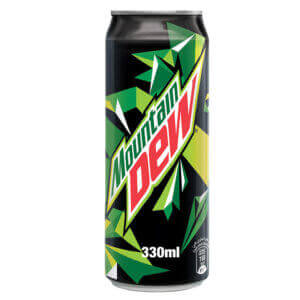 Dew Can Mountain 330ml soft drink