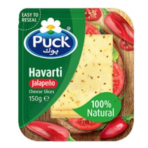 Puck Havarti Jalapeno Cheese Slices 150g