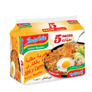 نودلز شعيرية مقلية حارة بالكاري من اندومي،