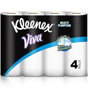 Kleenex Viva Multi-Purpose Ultra Absorbent Kitchen Towel Rolls 2ply 40 sheets 4 rolls