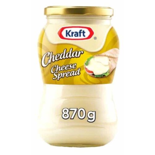 Kraft Cheddar Cheese Spread Jar Large 870g