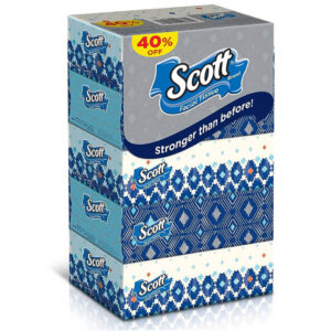 Scott Plus Facial Tissue 2ply 5x160 sheets