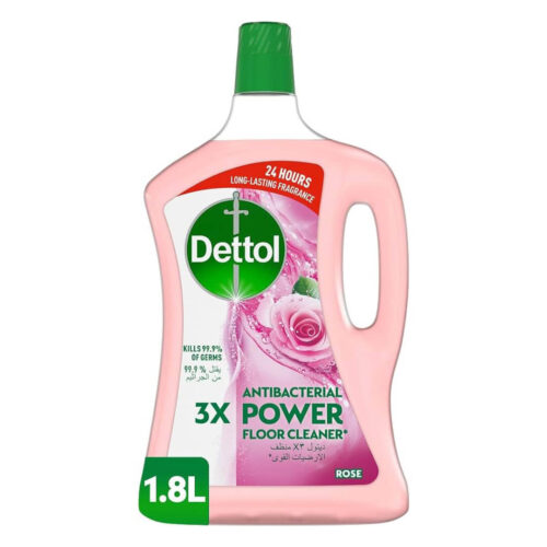 Dettol Rose Antibacterial Power Floor Cleaner Regular 1.8ltr
