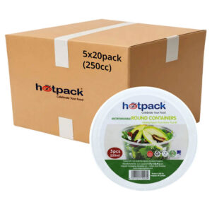 Microwavable Round Container With Lid
