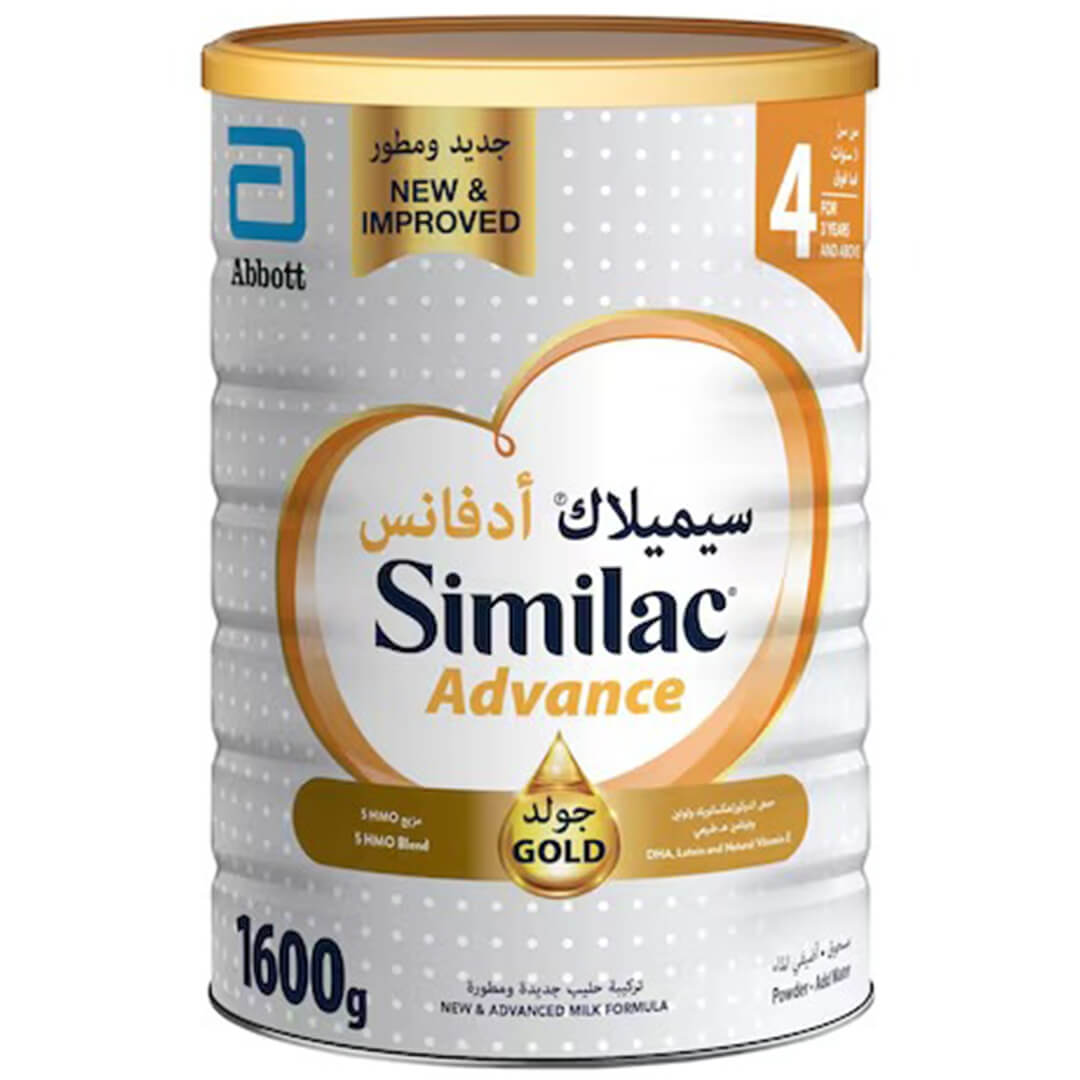 سيميلاك أدفانس جولد حليب الأطفال المرحلة 4 من 3 سنوات فما فوق