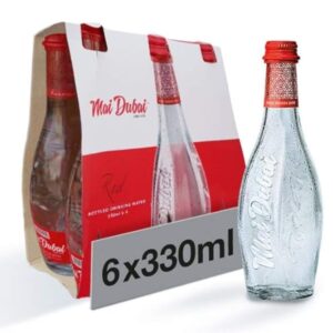 Mai Dubai Glass Bottle Water 6x330ml