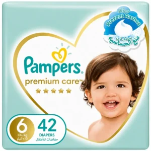 Pampers Premium Care Taped Baby Diapers Size 6(13+kg)