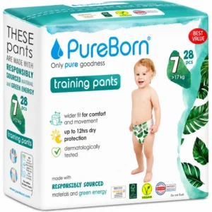 PureBorn Organic Diaper Training Pants Value Pack Size 7(17 kg)