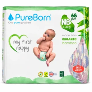 PureBorn Diaper Size 1 (1-3)Kg