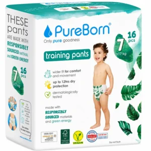 PureBorn Pull-Up Training Pants  Multicolour Diapers Size 7 (17+kg)
