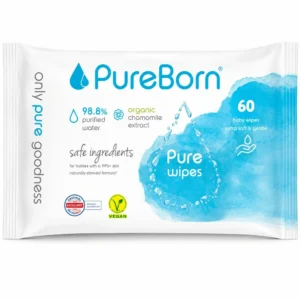 Pureborn Organic Cotton Chamomile Pure Wipes