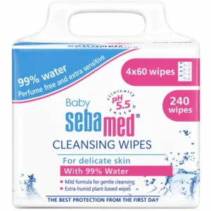 Sebamed Baby Cleansing Wipes With 99% Water For Delicate Skin