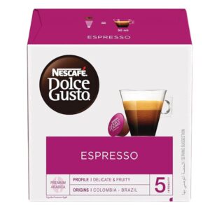Nescafe Espresso Coffee Capsules Nescafe Dolce Gusto Espresso Espresso Intenso 16 capsules Buy Espresso Coffee Capsules Nescafe Espresso Online UAE