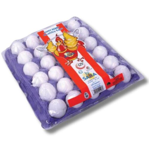Saha Fresh White Egg Medium 30's