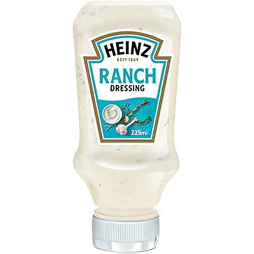 Heinz Original Ranch Dressing Top Down Squeezy Bottle 225ml