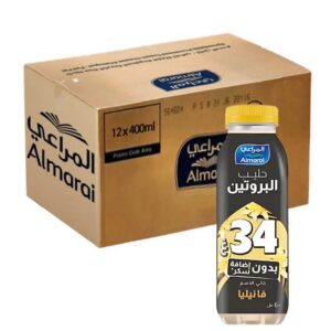 Almarai Vanilla Protein Milk Fat Free & No Added Sugar