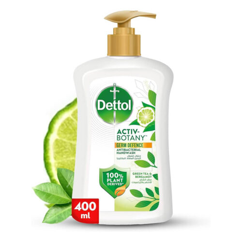 Dettol Activ-Botany Antibacterial Liquid Handwash Green Tea & Bergamot Fragrance 400ml