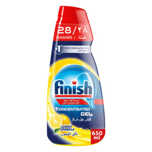 Finish Concentrate Gel Dishwasher Lemon 650ml