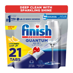 Finish Powerball All-in-1 Quantum Lemon Regular 21pcs