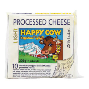 البقرة السعيدة شرائح الجبن لايت