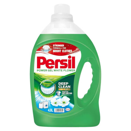 Persil Power Gel White Flower Liquid Laundry Detergent Economic 4.8ltr