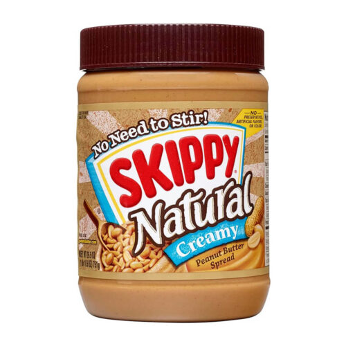 Skippy Nautural Creamy Peanut Butter Spread 751g