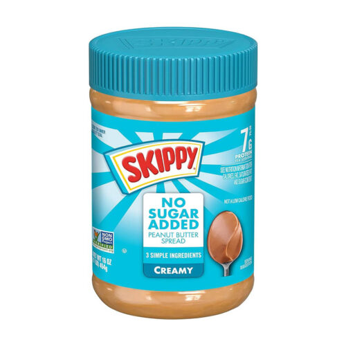 Skippy Peanut Butter Spread Creamy No Added Sugar 454g