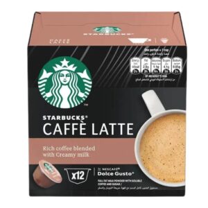 Starbucks Caffe Latte by Nescafe Dolce Gusto Coffee Pods