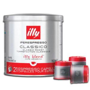 Illy Classic Espresso Coffee Classic Roast Espresso Coffee Buy Classico Espresso capsules Illy Classico Nespresso pods Classico Espresso Pods in UAE